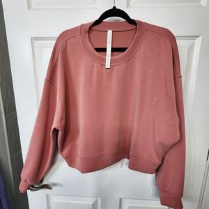 Lululemon perfectly oversized cropped crew